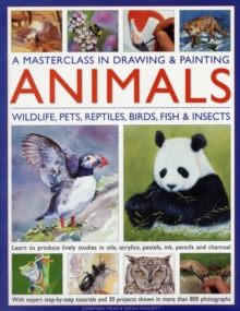 A Masterclass in Drawing and Painting Animals : Wildlife, Pets, Reptiles, Birds, Fish and Insects, Hardback Book A Masterclass in Drawing and Painting Animals : Wildlife, Pets, Reptiles, Birds, Fish and Insects, Hardback Book