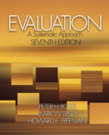 Evaluation : A Systematic Approach, Hardback Book Evaluation : A Systematic Approach, Hardback Book