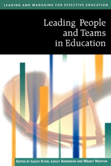 Leading People and Teams in Education, Paperback Book Leading People and Teams in Education, Paperback Book