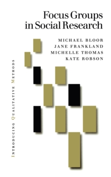 Focus Groups in Social Research, Paperback Book Focus Groups in Social Research, Paperback Book