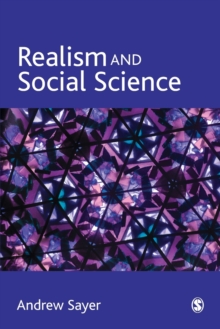 Realism and Social Science, Paperback Book Realism and Social Science, Paperback Book