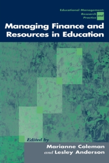 Managing Finance and Resources in Education, Paperback Book Managing Finance and Resources in Education, Paperback Book