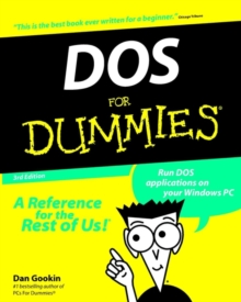 DOS For Dummies, Paperback Book DOS For Dummies, Paperback Book