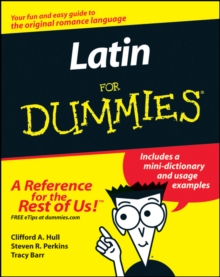 Latin for Dummies, Paperback Book Latin for Dummies, Paperback Book