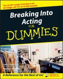 Breaking Into Acting For Dummies, Paperback Book Breaking Into Acting For Dummies, Paperback Book