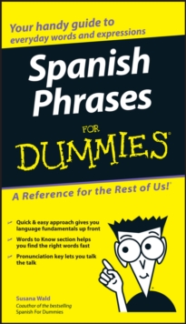 Spanish Phrases for Dummies, Paperback Book Spanish Phrases for Dummies, Paperback Book