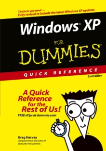 Windows XP For Dummies Quick Reference, Paperback Book Windows XP For Dummies Quick Reference, Paperback Book