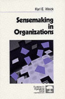 Sensemaking in Organizations, Paperback Book Sensemaking in Organizations, Paperback Book