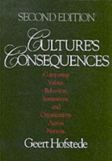 Culture's Consequences : Comparing Values, Behaviors, Institutions and Organizations Across Nations, Paperback Book Culture's Consequences : Comparing Values, Behaviors, Institutions and Organizations Across Nations, Paperback Book