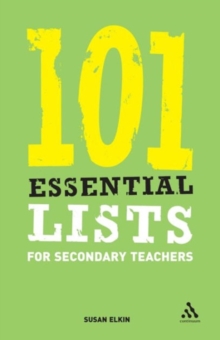 101 Essential Lists for Secondary Teachers, Paperback Book 101 Essential Lists for Secondary Teachers, Paperback Book