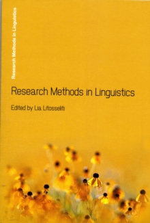 Research Methods in Linguistics, Paperback Book Research Methods in Linguistics, Paperback Book