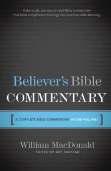 Believer's Bible Commentary, Hardback Book Believer's Bible Commentary, Hardback Book