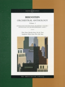Orchestral Anthology : 3 Dance Episodes from "On the Town"/Symphonic Dances from "West Side Story" v. 1, Paperback Book Orchestral Anthology : 3 Dance Episodes from "On the Town"/Symphonic Dances from "West Side Story" v. 1, Paperback Book
