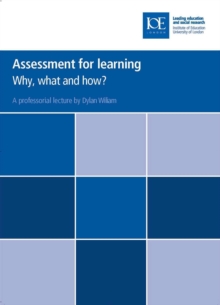 Assessment for Learning : Why, What and How?, Paperback Book Assessment for Learning : Why, What and How?, Paperback Book