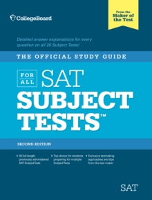 Official Study Guide for All SAT Subject Tests, Paperback Book Official Study Guide for All SAT Subject Tests, Paperback Book