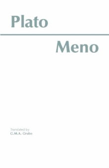 Meno, Paperback Book Meno, Paperback Book