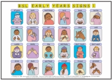 Let's Sign BSL Early Years & Baby Signs: Poster/Mats A3 Set of 2 (British Sign Language), Poster Book Let's Sign BSL Early Years & Baby Signs: Poster/Mats A3 Set of 2 (British Sign Language), Poster Book