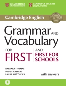 Grammar and Vocabulary for First and First for Schools Book with Answers and Audio, Mixed media product Book Grammar and Vocabulary for First and First for Schools Book with Answers and Audio, Mixed media product Book