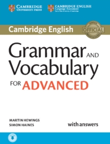 Grammar and Vocabulary for Advanced Book with Answers and Audio : Self-Study Grammar Reference and Practice, Mixed media product Grammar and Vocabulary for Advanced Book with Answers and Audio : Self-Study Grammar Reference and Practice, Mixed media product
