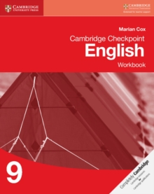 Cambridge Checkpoint English Workbook 9, Paperback Book Cambridge Checkpoint English Workbook 9, Paperback Book