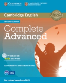 Complete Advanced Workbook with Answers with Audio CD, Mixed media product Book Complete Advanced Workbook with Answers with Audio CD, Mixed media product Book