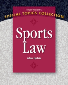 Sports Law, Paperback Book Sports Law, Paperback Book