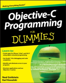 Objective-C Programming For Dummies, Paperback Book Objective-C Programming For Dummies, Paperback Book