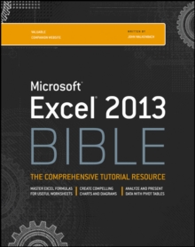 Excel 2013 Bible, Paperback Book Excel 2013 Bible, Paperback Book