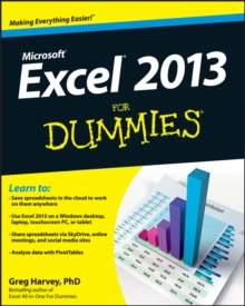 Excel 2013 for Dummies, Book + DVD Bundle, Paperback Book Excel 2013 for Dummies, Book + DVD Bundle, Paperback Book