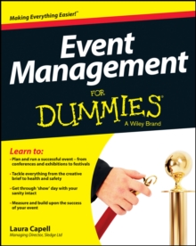 Event Management For Dummies, Paperback Book Event Management For Dummies, Paperback Book