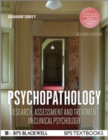 Psychopathology : Research, Assessment and Treatment in Clinical Psychology, Paperback Book Psychopathology : Research, Assessment and Treatment in Clinical Psychology, Paperback Book