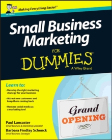 Small Business Marketing for Dummies, Paperback Book Small Business Marketing for Dummies, Paperback Book