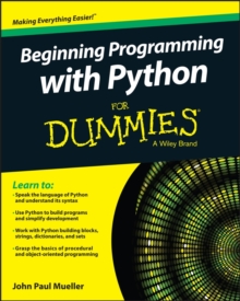 Beginning Programming with Python for Dummies, Paperback Book Beginning Programming with Python for Dummies, Paperback Book