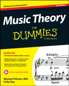 Music Theory For Dummies, Paperback Book Music Theory For Dummies, Paperback Book