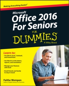 Office 2016 for Seniors For Dummies, Paperback Book Office 2016 for Seniors For Dummies, Paperback Book