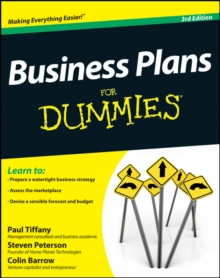 Business Plans For Dummies, Paperback Book Business Plans For Dummies, Paperback Book