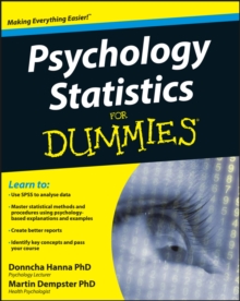 Psychology Statistics For Dummies, Paperback Book Psychology Statistics For Dummies, Paperback Book