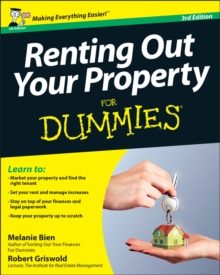 Renting Out Your Property For Dummies, Paperback Book Renting Out Your Property For Dummies, Paperback Book