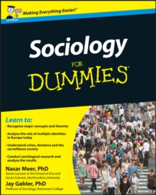 Sociology For Dummies, Paperback Book Sociology For Dummies, Paperback Book