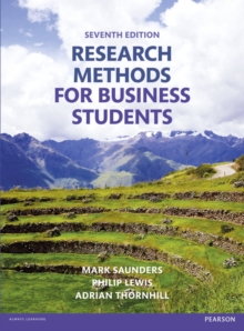 Research Methods for Business Students, Paperback Book Research Methods for Business Students, Paperback Book