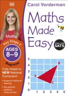 Maths Made Easy Ages 8-9 Key Stage 2 Beginner : Ages 8-9, Key Stage 2 beginner, Paperback Maths Made Easy Ages 8-9 Key Stage 2 Beginner : Ages 8-9, Key Stage 2 beginner, Paperback