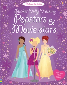 Sticker Dolly Dressing Popstars & Movie Stars, Paperback Book Sticker Dolly Dressing Popstars & Movie Stars, Paperback Book