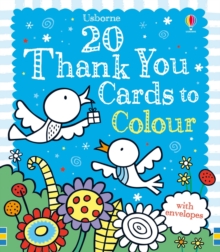 Twenty Thank You Cards to Colour, Cards Twenty Thank You Cards to Colour, Cards