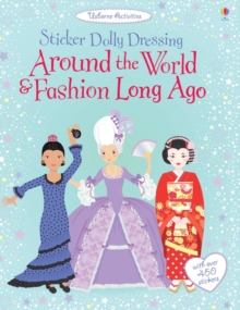 Sticker Dolly Dressing Around the World Around The World & Fashion Long Ago, Paperback Book Sticker Dolly Dressing Around the World Around The World & Fashion Long Ago, Paperback Book