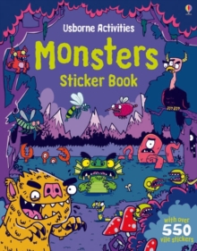Monsters Sticker Book, Paperback Book Monsters Sticker Book, Paperback Book