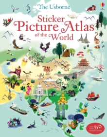 Sticker Picture Atlas of the World, Paperback Book Sticker Picture Atlas of the World, Paperback Book