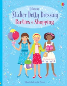Sticker Dolly Dressing Parties and Shopping Girls, Paperback Book Sticker Dolly Dressing Parties and Shopping Girls, Paperback Book