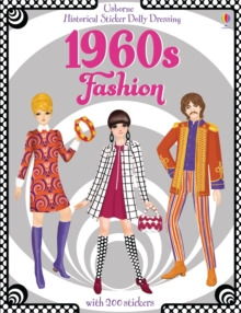 Historical Sticker Dolly Dressing 1960s Fashion, Paperback Book Historical Sticker Dolly Dressing 1960s Fashion, Paperback Book