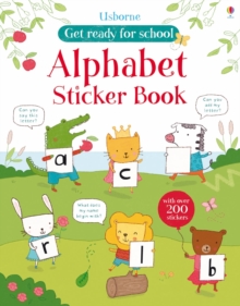 Alphabet Sticker Book, Paperback Book Alphabet Sticker Book, Paperback Book