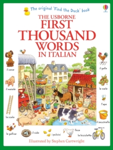 First Thousand Words in Italian, Paperback Book First Thousand Words in Italian, Paperback Book